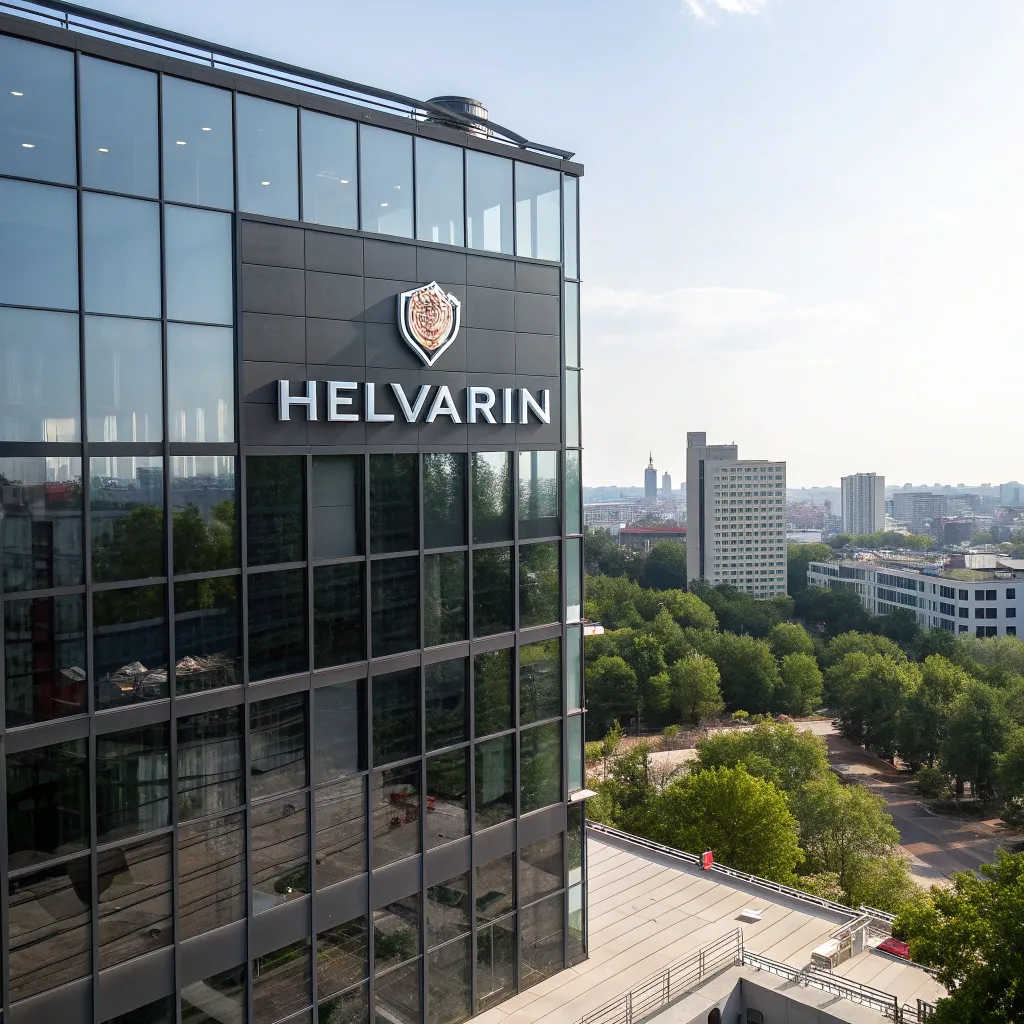 Exterior view of Helvarin's office building